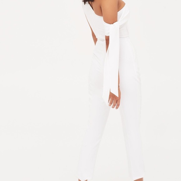 Tie Sleeve Jumpsuit - Picture 2 of 3